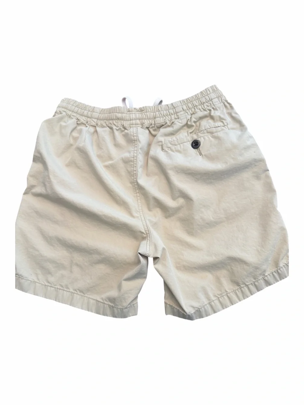 Vintage J.Crew “Sporting Life” Drawstring Shorts in tan color Size Small